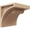 Ekena Millwork 5"W x 5"D x 5"H Wide Viola Rough Cedar Woodgrain TimberThane Corbel, Primed Tan CORUR05X05X05VIORCPR - alternate 1
